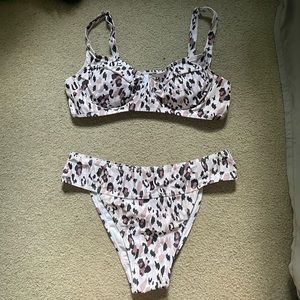 cute cheetah bikini